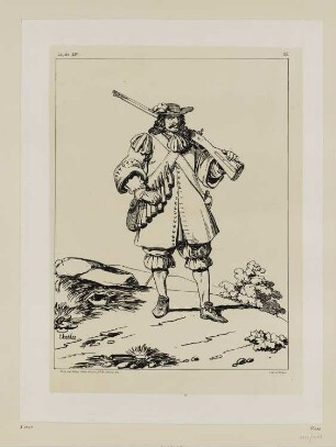 Louis XIV, Blatt 25 der Folge "Federzeichnungen"