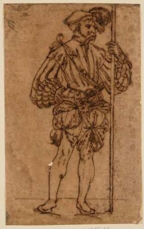 Landsknecht mit Lanze