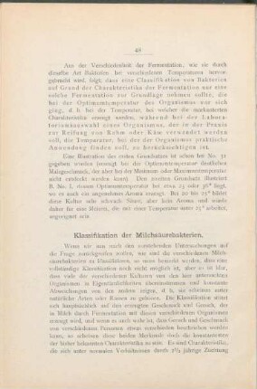 Klassifikation der Milchsäurebakterien.