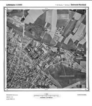 Detmold Nordost, Gauß-Krüger-Koordinaten: Rechtswert: 3492, Hochwert: 5756