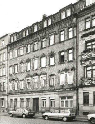 Dresden-Neustadt, Friedensstraße 22. Wohnhaus (um 1900). Straßenansicht