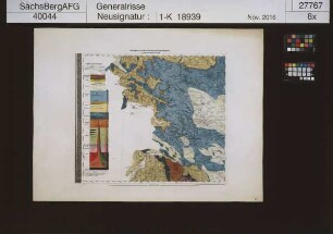 Geognostische Karte von Thüringen (auf Basis der Schliebenschen Karte)