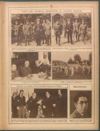 Visita del mariscal Robertson al Colegio Militar