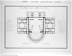 Odeon, Grundriss des Obergeschosses