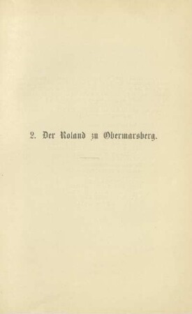 2. Der Roland zu Obermarsberg
