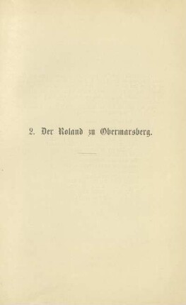 2. Der Roland zu Obermarsberg