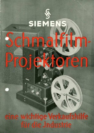 Siemens - Schmalfilm-Projektoren eine wichtige Verkaufshilfe für die Industrie