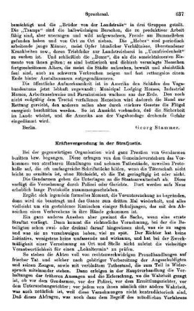 637-638, Kräftevergeudung in der Strafjustiz