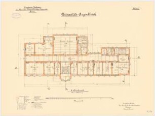 Rheinische Friedrich-Wilhelms-Universität Bonn Augenklinik: Grundriss 2. Obergeschoss 1:100