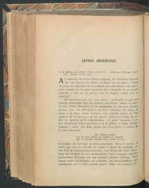 Letras argentinas