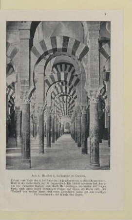 Abb. 8. Moschee (j. Kathedrale) zu Cordova