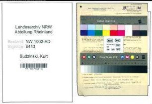 Entnazifizierung Kurt Budzinski, geb. 25.02.1893 (Gartenarchitekt)