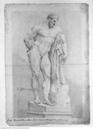 Concorso Accademico 1728, Terza Classe: Herkules Farnese, terzo premio