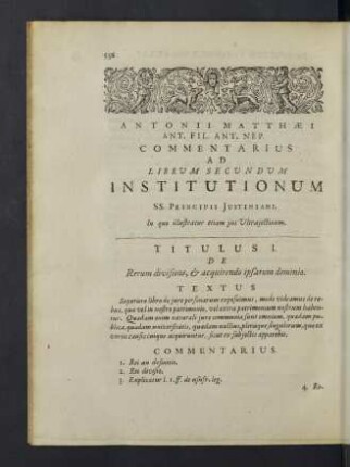 Commentarius ad librum secundum institutionum