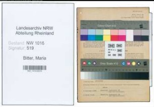 Entnazifizierung Maria Bitter , geb. 10.05.1892 (Kaufmann)