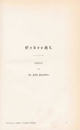 Erbrecht