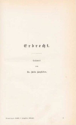 Erbrecht