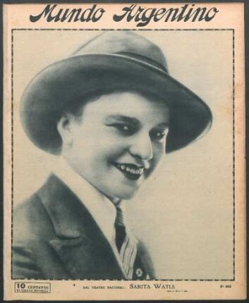 Del teatro nacional: Sarita Watle [Fotografía]