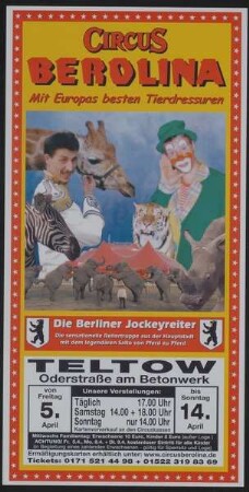 Circus Berolina, Teltow, ohne Jahr