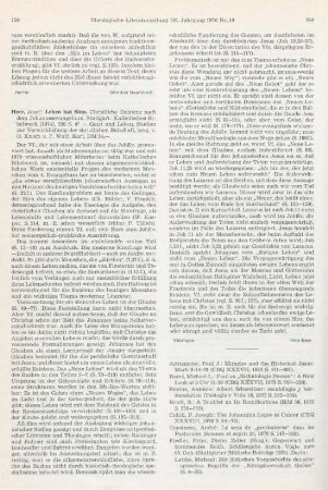 759-760 [Rezension] Heer, Josef, Leben hat Sinn