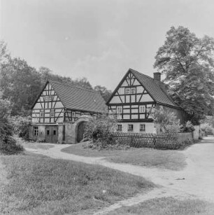Volkskunst Einzelobjekte und Gehöfte : Oberlausitz. Gehöft