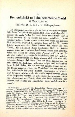 323-343 Der Antichrist und die hemmende Macht