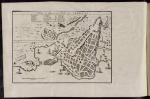 Tom V. Pag. 205. Plan de L´ancienne Ville de Syracuse.