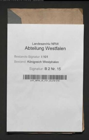Verwaltung der Kirchengüter und Almosengelder