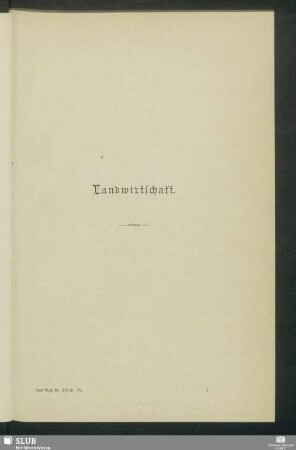 Landwirtschaft