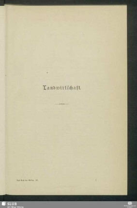 Landwirtschaft