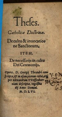 Theses Catholicae Doctrinae