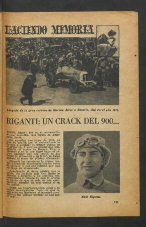 Haciendo memoria - Riganti: un crack del 900 ...