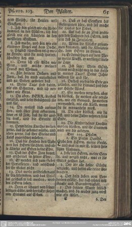 Der 103. Psalm