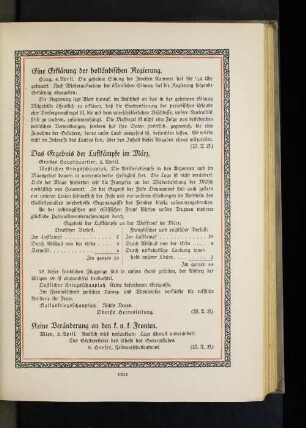Eine Erklärung der holländischen Regierung.