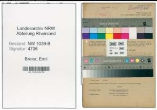 Entnazifizierung Emil Breier , geb. 27.02.1902 (Baecker)