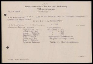 Mühlich, Berhardine