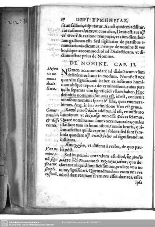 Cap. II. De Nomine