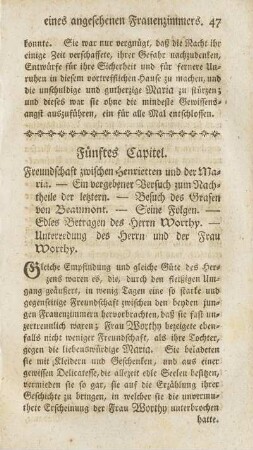 Fünftes Capitel