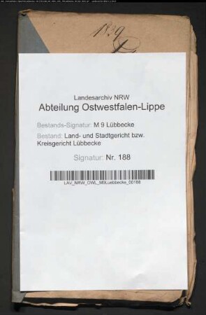 Erblasser: Busch, Sophie Christine Charlotte, geb. Lücker ?: