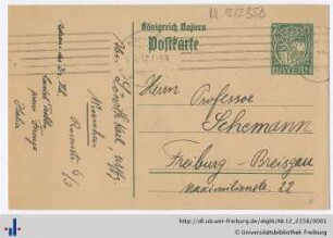 Nachlass L. Schemann (NL 12/2358)