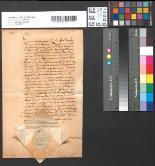Eidesleistung des Wilhelm von Hochkirchen als Abt zu Siegburg.