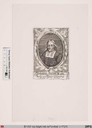 Bildnis Johann Jacob Ratz