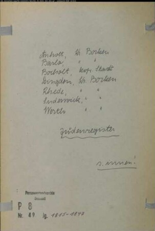 Zivilstandsregister der Juden des Land- und Stadtgerichts Bocholt mit den Orten: Anholt, Barlo, Bocholt, Dingden, Rhede, Suderwick und Werth (GHT 1816-1840) (Gemeinde: Bocholt)