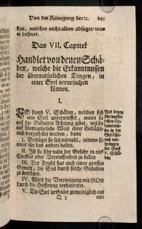 245-254, Das VII. - IX. Capitel
