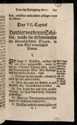 245-254, Das VII. - IX. Capitel
