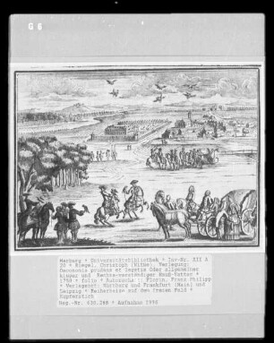 Oeconomis prudens et legatis Oder allgemeiner kluger und Rechts-verständiger Hauß-Vatter — Reiherbeize auf dem freien Feld