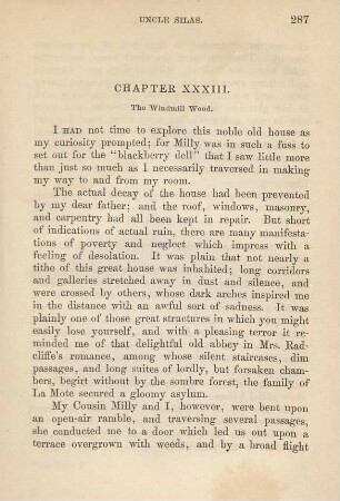 Chapter XXXIII. The windmill wood