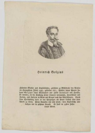 Bildnis des Heinrich Golzius