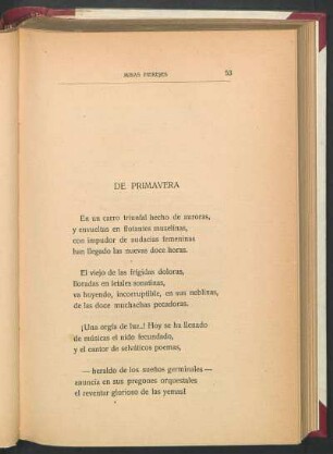 De primavera