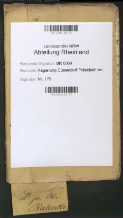 Ruhnke, Otto, Dr. Regierungsrat, Geheimer Regierungsrat Bd. 1